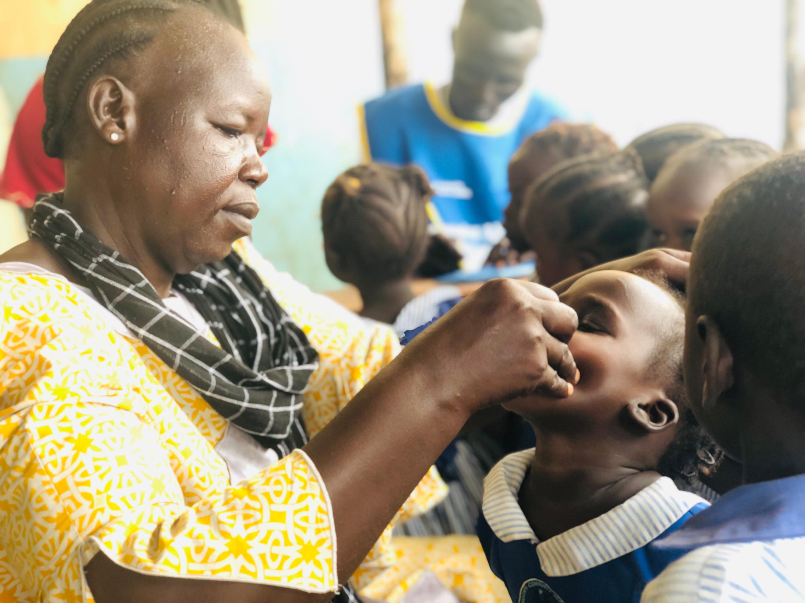 Food bank volunteers